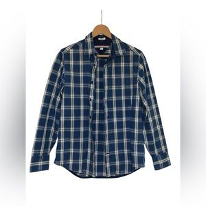 Tommy Hilfiger Men's Plaid Button down Shirt Unisex Size S